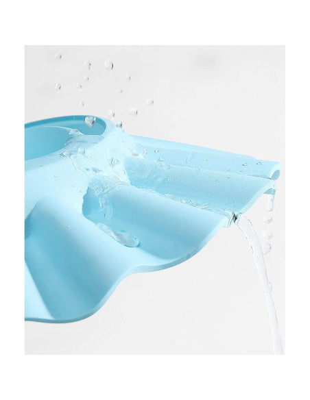 Gorro de Ducha para Bebé PENINSULA LOVE Ajustable EVA Rosa/Verde/Azul/Amarillo