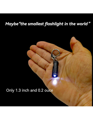 Linterna Micro Nitefox e1 Llave LED Resistente al Agua