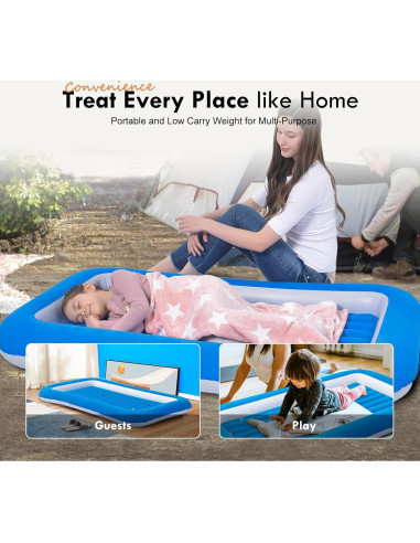 Colchón Inflable para Niños RAPTAVIS 152x89 cm Aterciopelado