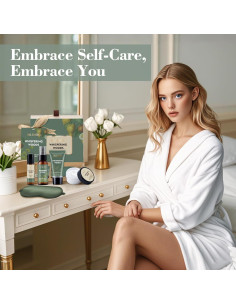 Cesta de Regalo de Spa MS.DORYA 5 Piezas Verde Relax 2