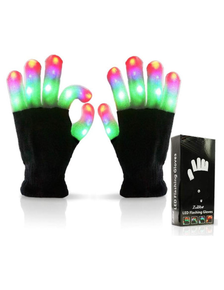 Guantes LED Luwint Iluminados para Fiestas - 6 Modos de Luz