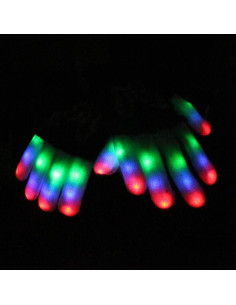 Guantes LED Luwint Iluminados para Fiestas - 6 Modos de Luz 2