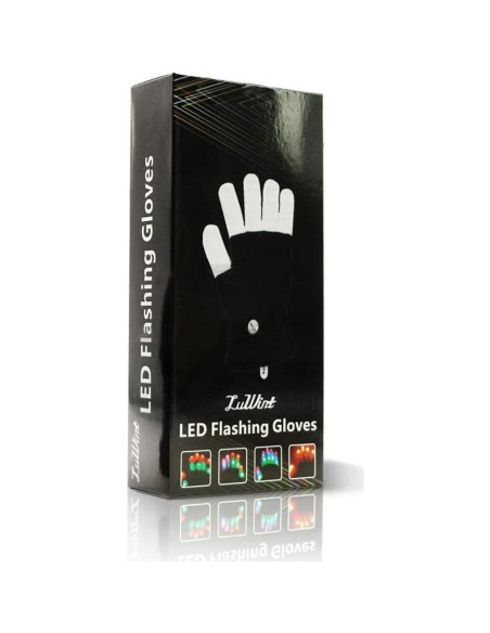 Guantes LED Luwint Iluminados para Fiestas - 6 Modos de Luz