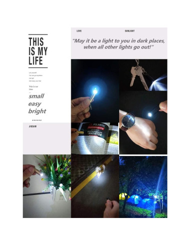 Linterna Micro Nitefox e1 Llave LED Resistente al Agua