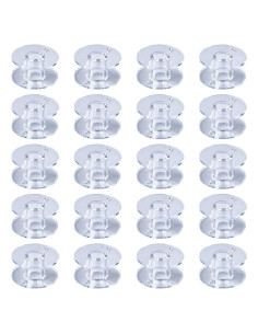 20 Bobinas Estilo SA156 para Máquina de Coser Brother