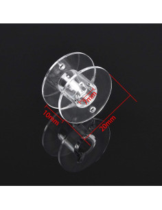 20 Bobinas Estilo SA156 para Máquina de Coser Brother 2