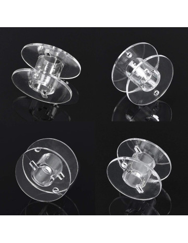 20 Bobinas Estilo SA156 para Máquina de Coser Brother