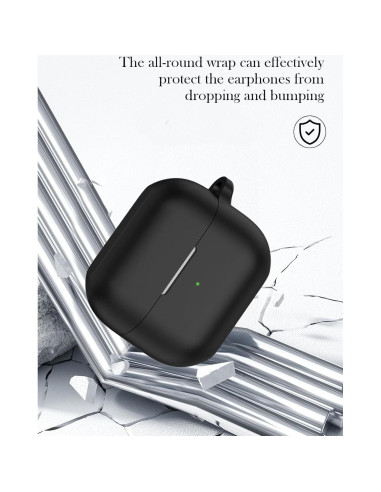 Funda de Silicona para Samsung Galaxy Buds 3 Pro - Negro