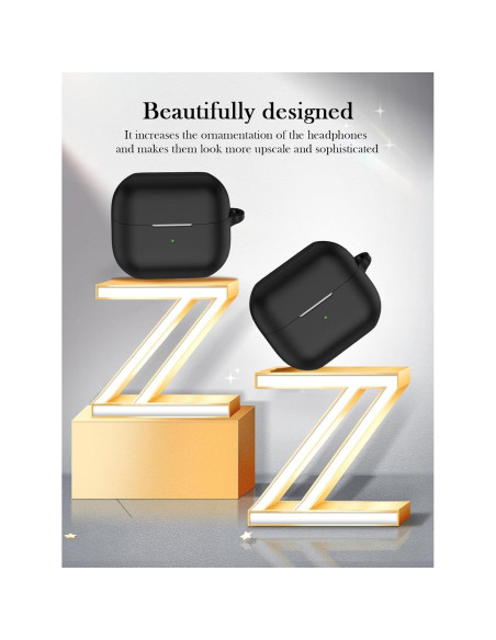 Funda de Silicona para Samsung Galaxy Buds 3 Pro - Negro