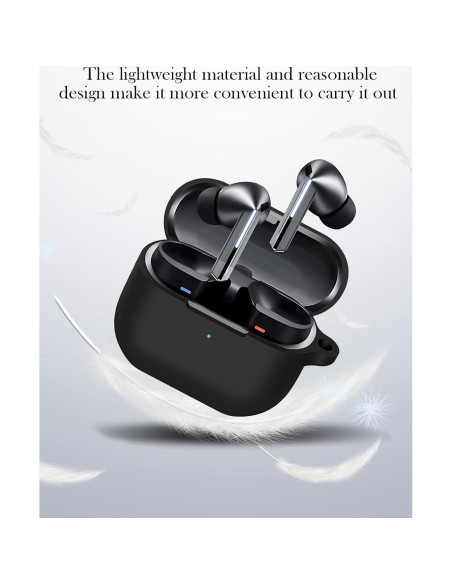 Funda de Silicona para Samsung Galaxy Buds 3 Pro - Negro