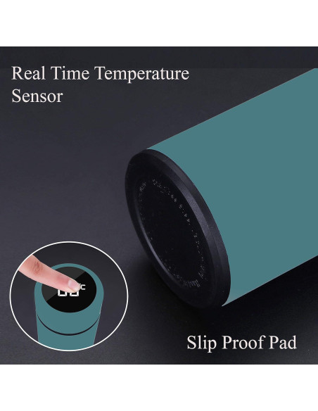 Taza de Viaje Ushopwedrop Azul 500ml Acero Inoxidable Aislada