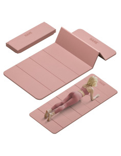 Alfombrilla de Yoga Plegable HAHE Rosa 188x81cm Antideslizante