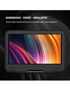 Reproductor de DVD Portátil ieGeek 9.5" para Niños - Batería 5h 2