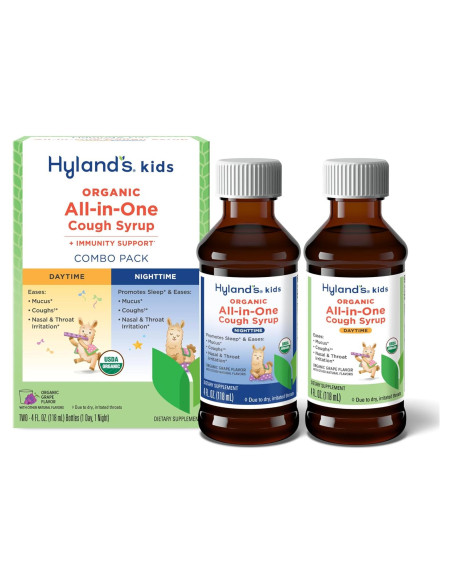 Jarabe para la tos orgánico Hyland's para niños 2x113.4ml