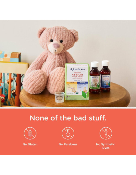 Jarabe para la tos orgánico Hyland's para niños 2x113.4ml