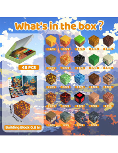 Bloques Magnéticos de Construcción SSAWER 48 Piezas 2 cm 2