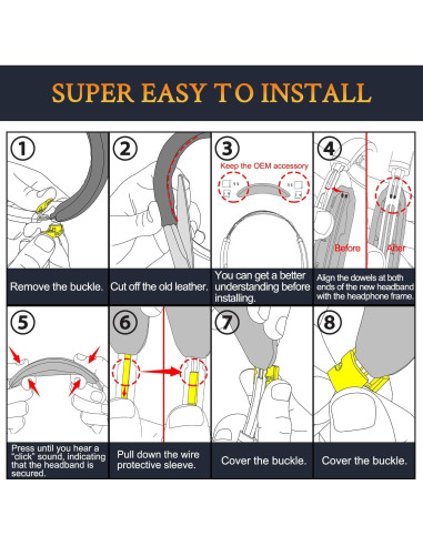 Funda de diadema SOULWIT para auriculares Bose OE2 y SoundTrue OE
