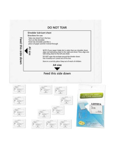 Hojas de Lubricación y Afilado Laffeya para Trituradoras - 12 Unidades