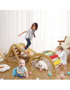 Juego de Gimnasio Interior 3 en 1 GAOMON para Niños 2