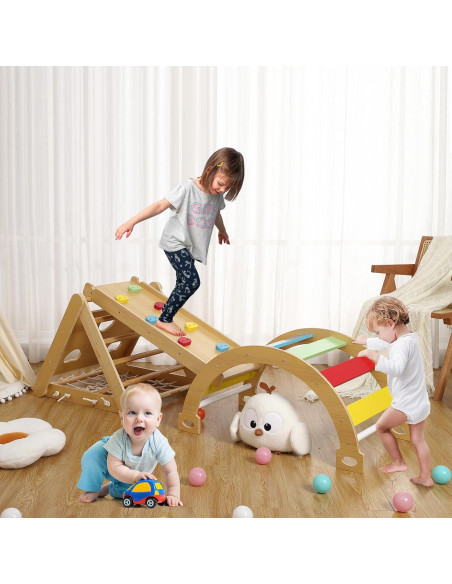 Juego de Gimnasio Interior 3 en 1 GAOMON para Niños