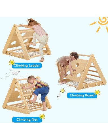 Juego de Gimnasio Interior 3 en 1 GAOMON para Niños