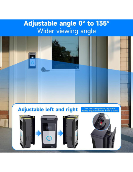 Soporte de Timbre de Video Antirrobo TagRecove Ajustable