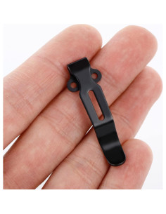 Clip de bolsillo Qtcial para Benchmade Bugout 535 - Acero inoxidable negro 2