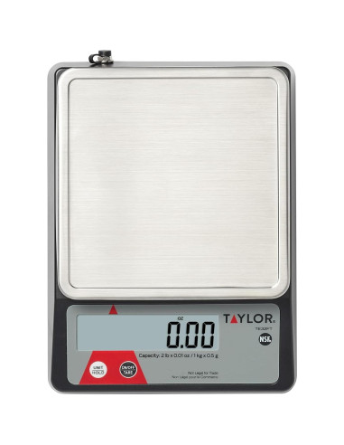 Báscula Digital Taylor TE32FT 0.91 kg Acero Inoxidable