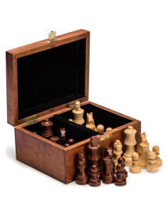 Juego de Ajedrez Husaria Staunton No. 4 con 2 Reinas Extra