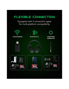 Auriculares Inalámbricos Black Shark X1 con Micrófono - 50mm, Bluetooth 5.0 2