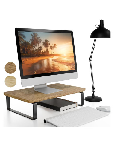 Soporte de Madera para Monitor KIBAGA 38.1x22.9x8.9 cm