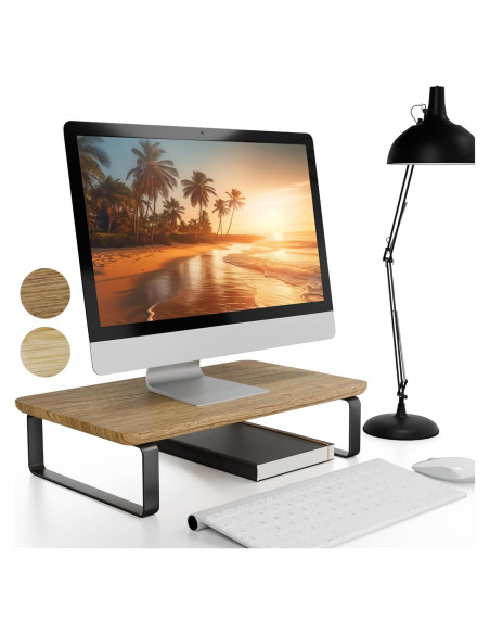 Soporte de Madera para Monitor KIBAGA 38.1x22.9x8.9 cm