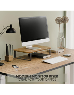 Soporte de Madera para Monitor KIBAGA 38.1x22.9x8.9 cm 2