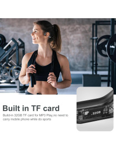 Auriculares de Conducción Ósea SilisoundTek S800 IP68 Bluetooth 5.3 2