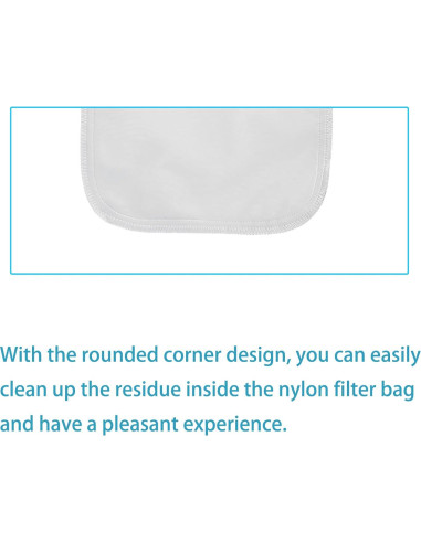 Paquete de 2 Bolsas Reutilizables de Nylon DAOGUAUNG 19.8x30 cm