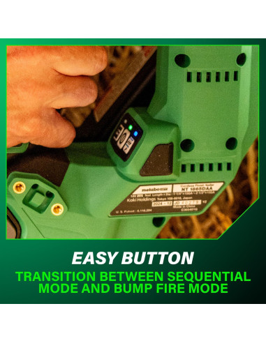 Clavadora de Acabado Metabo HPT 18V Sin Escobillas 15GA