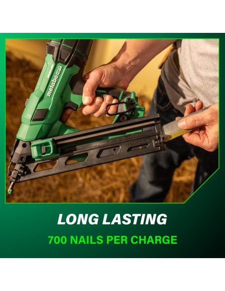 Clavadora de Acabado Metabo HPT 18V Sin Escobillas 15GA