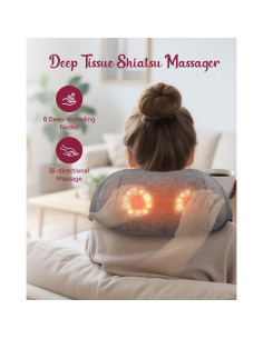 Masajeador de Cuello Inalámbrico THERAZZAGGE F302C con Calor 2