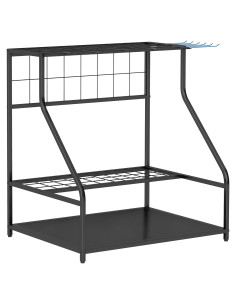 Organizador de Herramientas de Jardín Outsunny 3 Niveles Azul