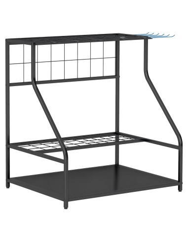 Organizador de Herramientas de Jardín Outsunny 3 Niveles Azul