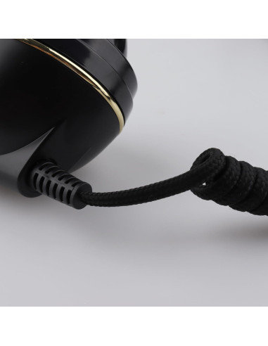 Teléfono de Disco Vintage SIXDEFLY Negro 1960 con Cable