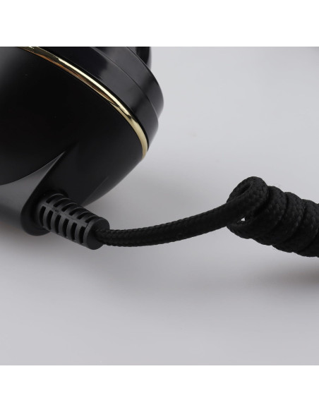 Teléfono de Disco Vintage SIXDEFLY Negro 1960 con Cable