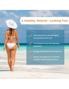 Loción Autobronceadora Tan Physics 8oz - Brillo Natural Sin Rayas 2