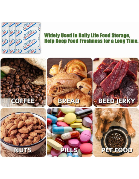 110 Paquetes Absorbentes de Oxígeno Grado Alimenticio LinsKind