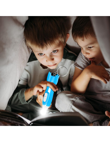 100 Llavero Linterna Cohete Haconba 6.7 cm 4 Colores