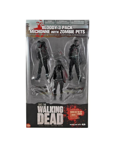 Figura de Acción McFarlane The Walking Dead 3 Michonne y Zombies