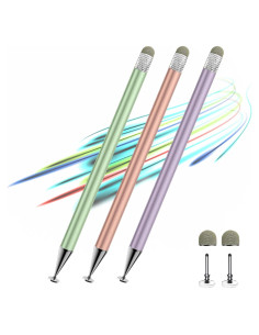 Bolígrafo Stylus 2 en 1 Zhao Cai Jin Bao - Alta Precisión, 3 Colores