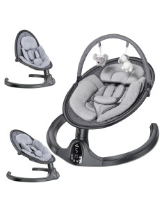 Columpio Eléctrico BabyBond para Bebés 0-12 Meses Bluetooth