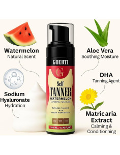 Mousse Bronceador GOERTI 200ml - Espuma Natural Sin Sol Medio 2