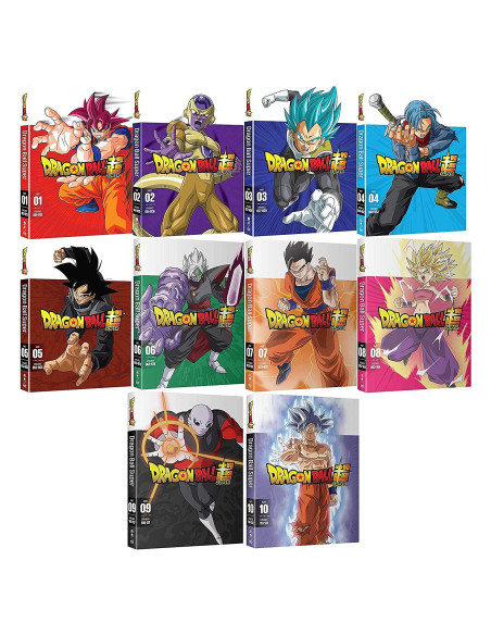 Conjunto de DVD Dragon Ball Super Partes 1 a 10